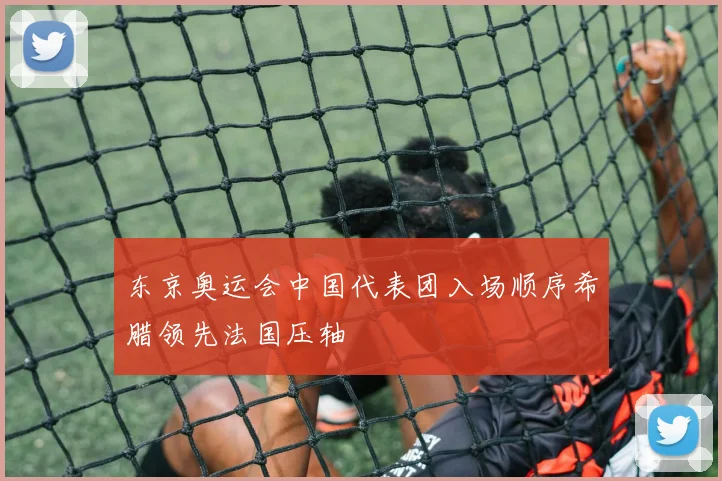 东京奥运会中国代表团入场顺序希腊领先法国压轴